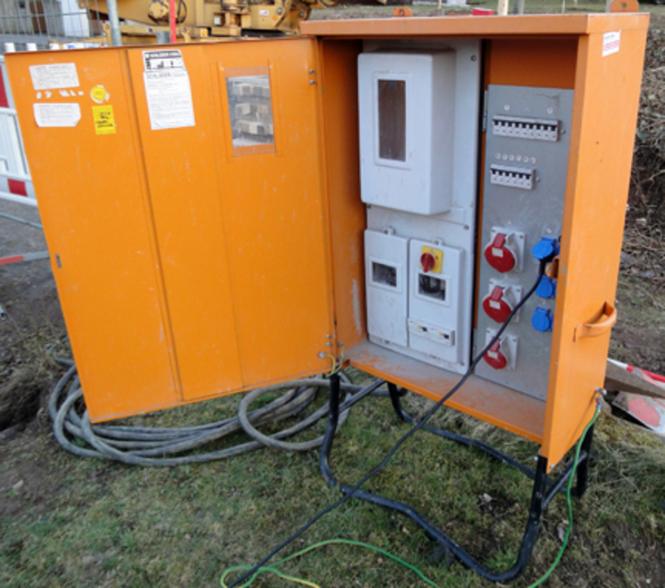 Baustromkasten bei Elektro Jacob e.K. in Karben