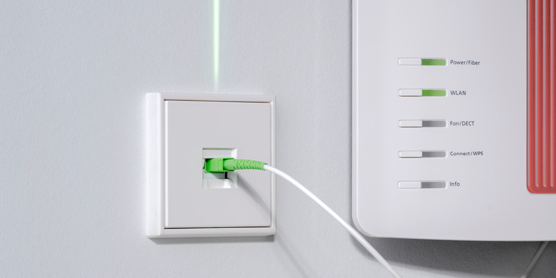 Die neuen Glasfaser-Anschlussdosen bei Elektro Jacob e.K. in Karben